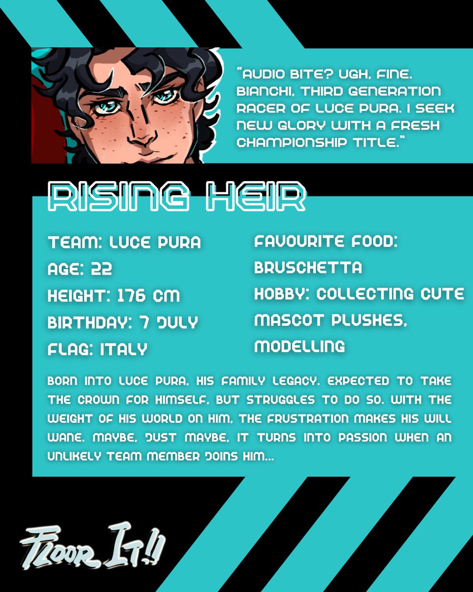 mentholhalle's tweet photo. more of my racing OCs.. deuteragonist - Avellino
#ocart #floorit https://t.co/k0VKOYd35l