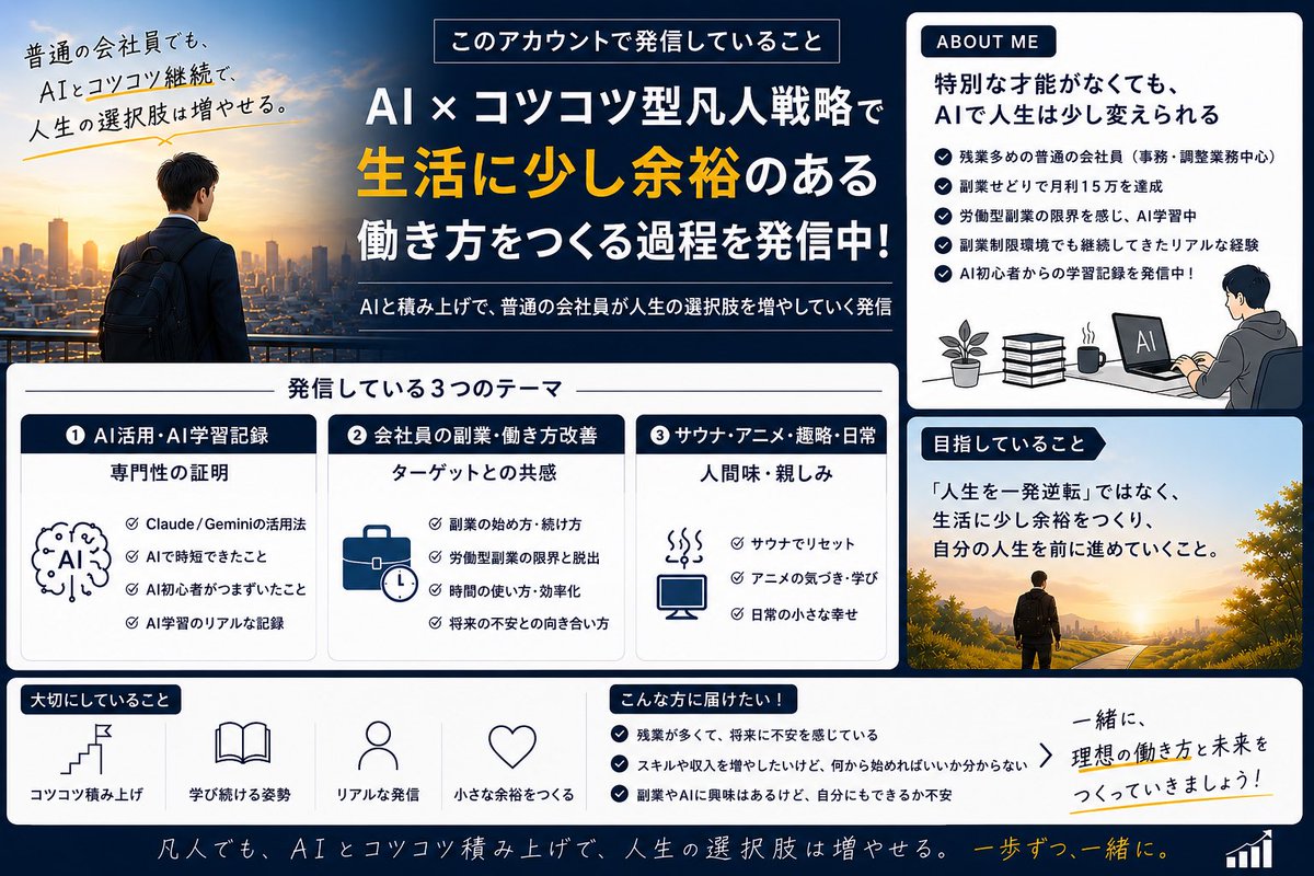 さしお ｜ 凡人AI副業術 tweet media