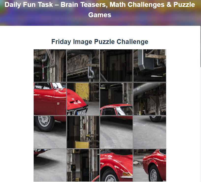 Skillobox's tweet photo. 🧩 Friday – Image Puzzle Challenge
Slide. Think. Solve 🎯
End your week with a fun image puzzle!
👉 Play free: https://t.co/i2xUCExA2b
#ImagePuzzle #FridayFun #BrainGames #Skillobox #DailyFunTask https://t.co/p3z3RLdbR9