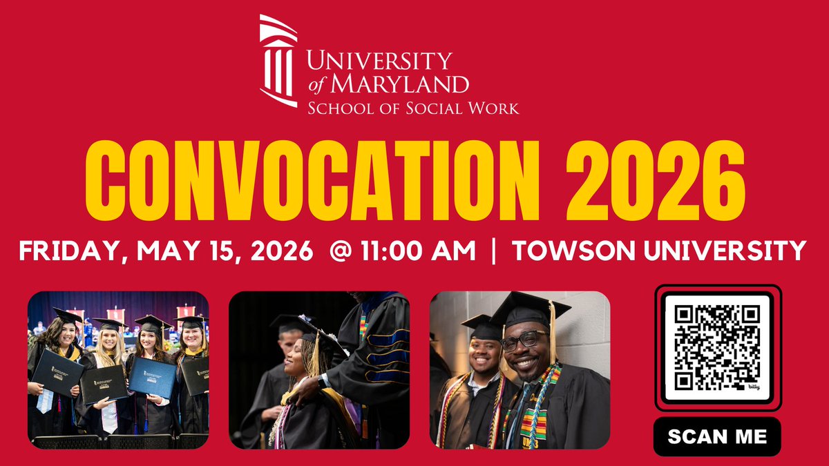 University of Maryland School of Social Work tweet media