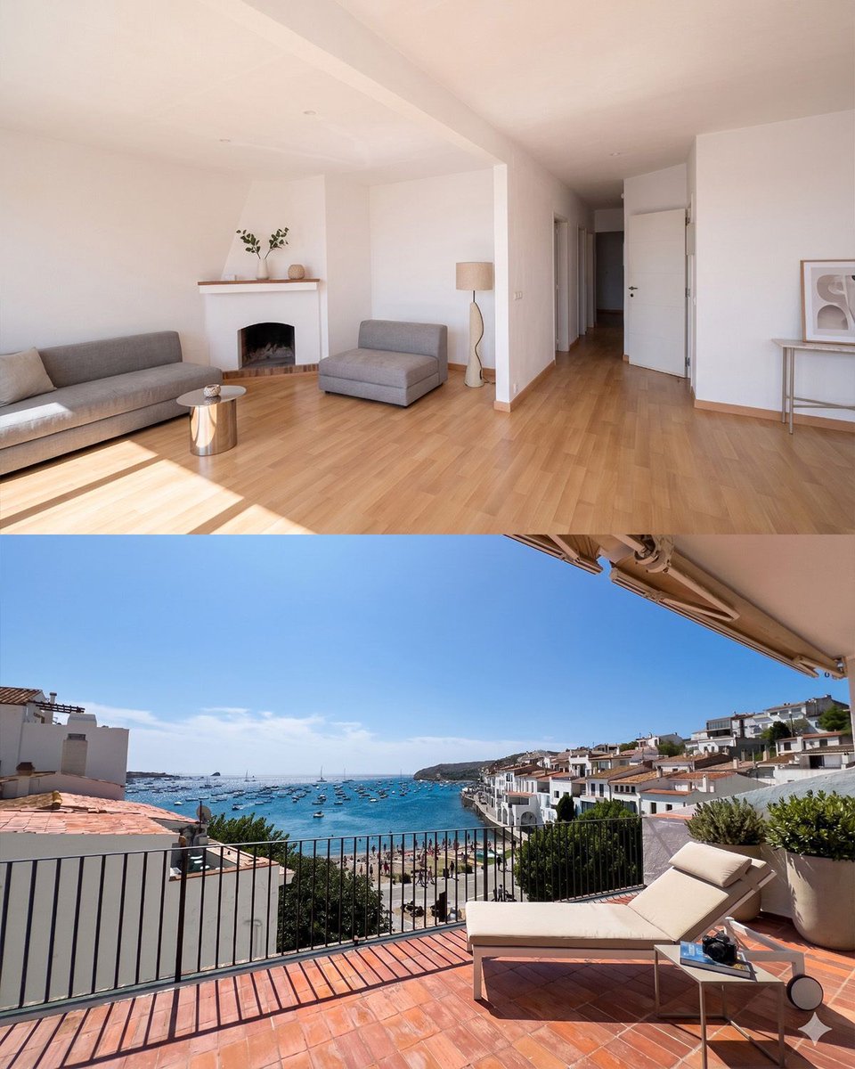 XavierSoms1's tweet photo. 🌊 Àtic de lloguer a Cadaqués

🏡 Primera línia de mar
✨ 119 m² · 4 hab. · 2 banys
🌿 Terrassa privada de 21 m²
🌊 Vistes panoràmiques a la badia

📍 Centre històric
🗓️ Lloguer de temporada i llarga estada

📩 DM per info o disponibilitat

#Cadaques #CostaBrava #LloguerCadaques https://t.co/RVmPL17oEg