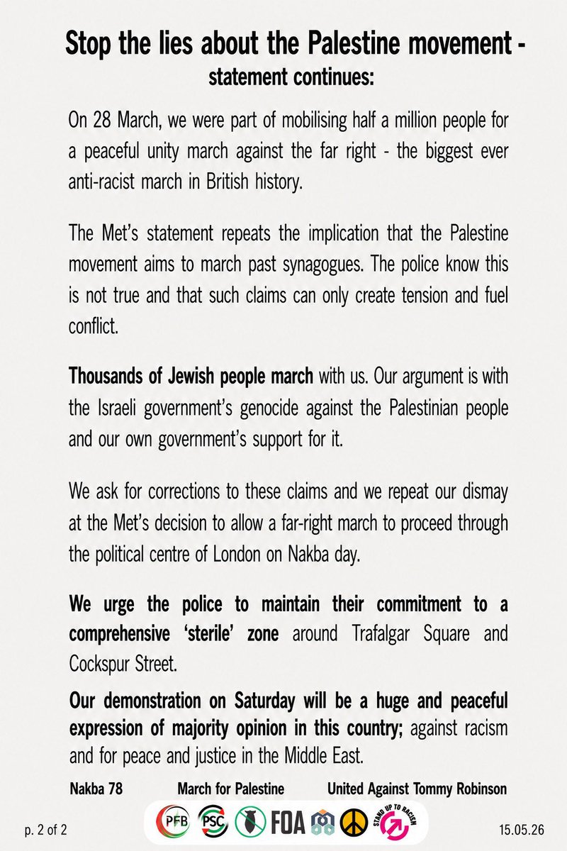 Stop the War Coalition tweet media