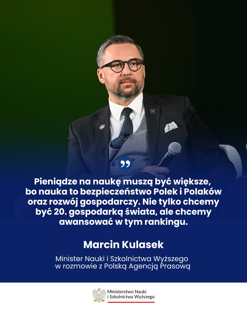 Ministerstwo Nauki i Szkolnictwa Wyższego tweet media