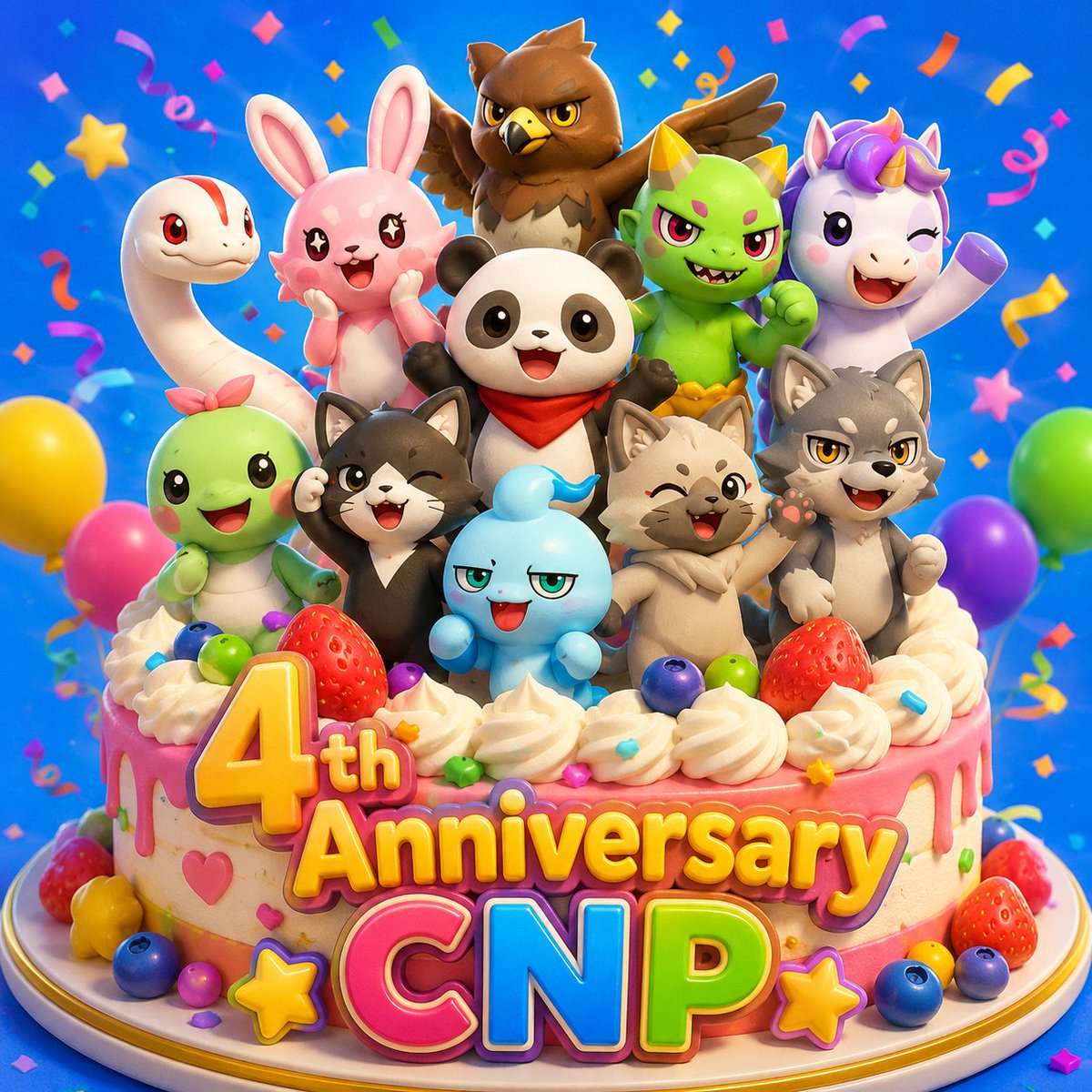 sabuko_work's tweet photo. #CNP４周年 おめでとうございます🎂🪇 https://t.co/GrAdyd8BIU