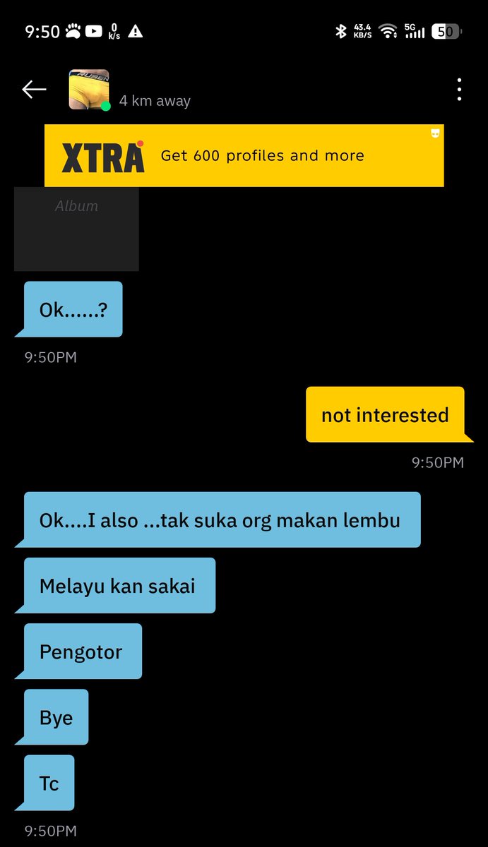 zikery_'s tweet photo. dia tanya okay ke tak, bila jawab not interested merentan😂 mende yal https://t.co/bXoj88m1P6