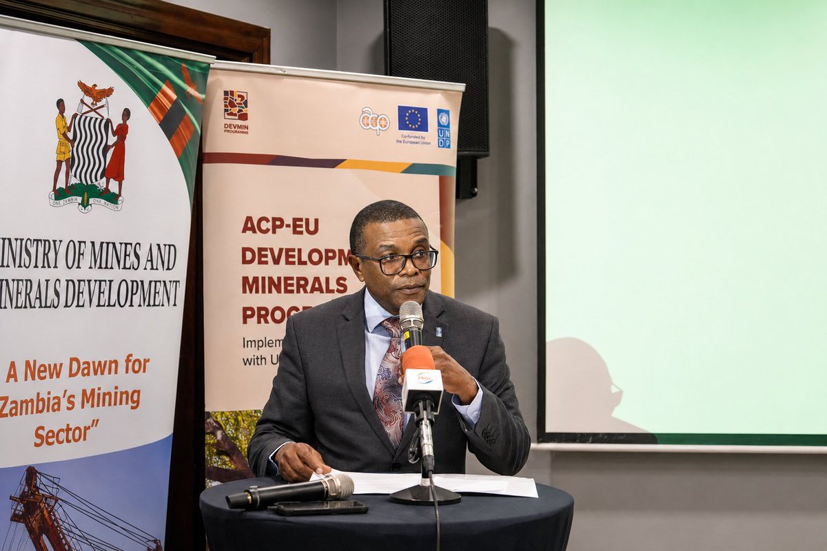 UNDPZambia's tweet photo. A smarter ASM sector starts with better systems.

Under the ACP-EU Development Minerals Programme, UNDP is supporting Zambia’s introduction of the #ASM Digital Admin System, advancing transparency, formalisation &amp; more inclusive mineral resource governance. https://t.co/awx4P250Ny