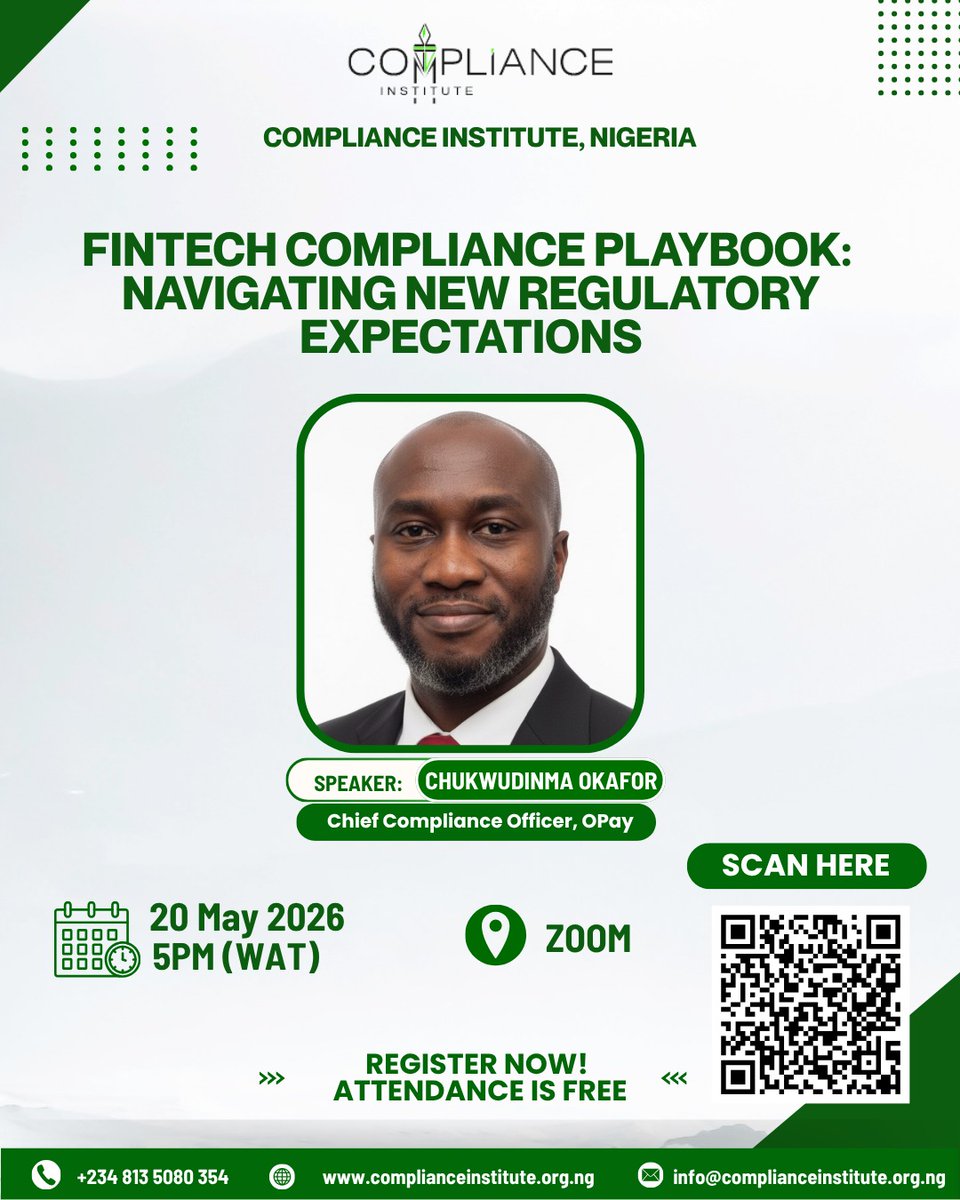 Compliance Institute, Nigeria tweet media