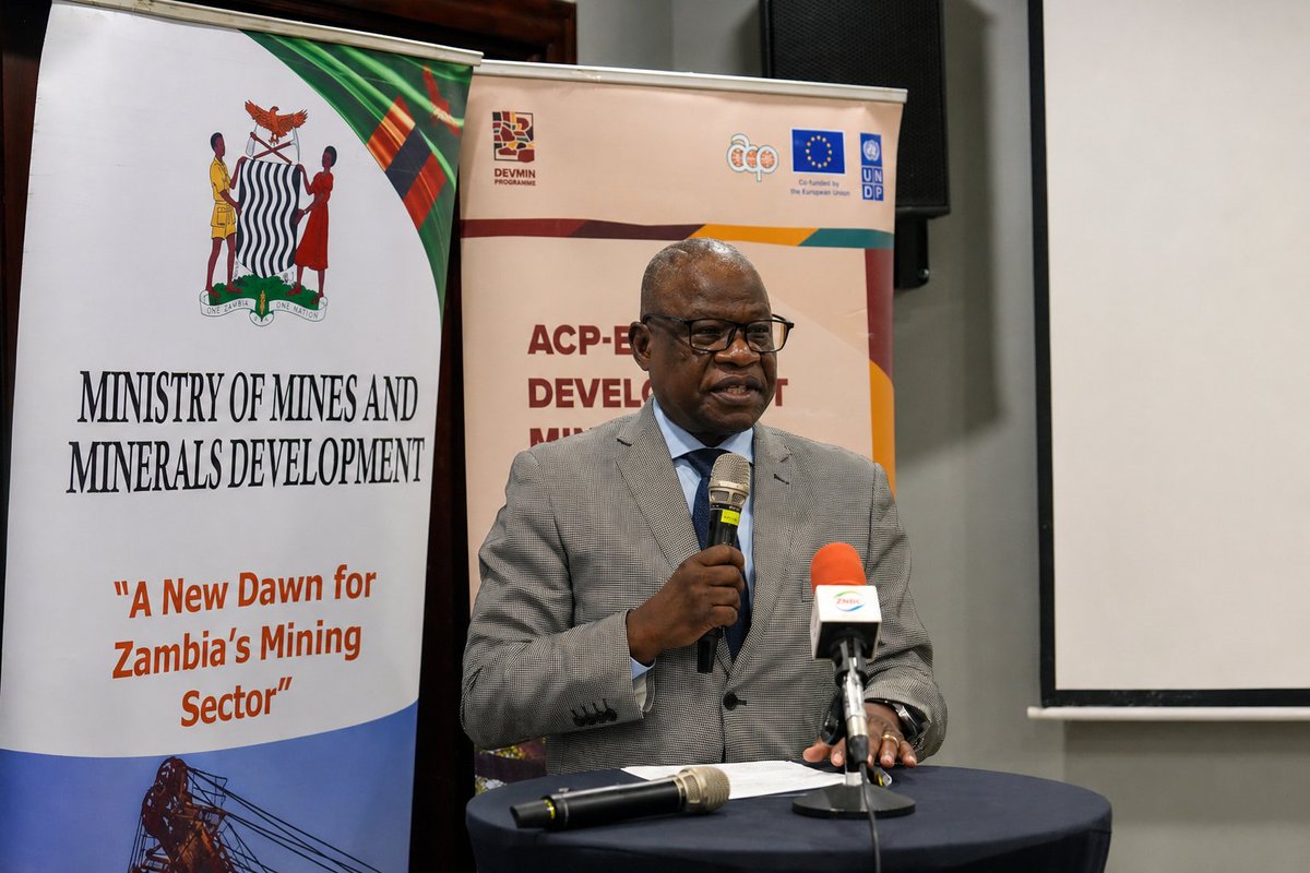 UNDPZambia's tweet photo. A smarter ASM sector starts with better systems.

Under the ACP-EU Development Minerals Programme, UNDP is supporting Zambia’s introduction of the #ASM Digital Admin System, advancing transparency, formalisation &amp; more inclusive mineral resource governance. https://t.co/awx4P250Ny