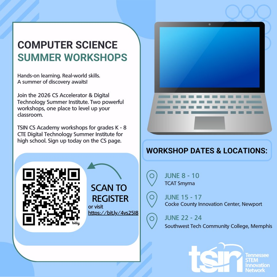 DrTWise's tweet photo. I will be leading the K–5 Computer Science Workshop, where you’ll discover practical and engaging ways to integrate computer science into your everyday classroom instruction—no matter your subject area. https://t.co/nlqtDQ5LBE https://t.co/RmlJccTX2p