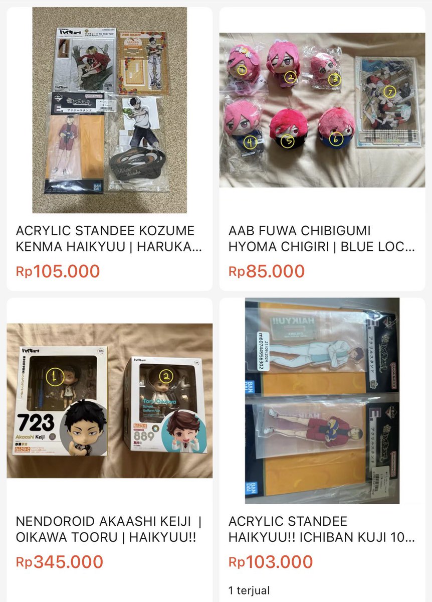 dellarsd's tweet photo. wts. ini ada beberapa merch yang mau ku unhaul, feel free to ask jika ada yang berminat atau lngsung liat di oren juga monggo (boleh nego kok)
https://t.co/U8qGyln3ZQ

#warunganime #warunghaikyu #warungbllk #warungwindbreaker #wts https://t.co/ps1u3fDAhI