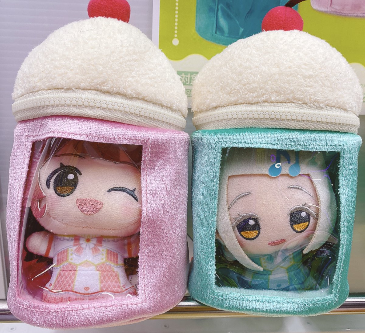 自作ぬいぐるみ・ピーチクリームソーダくん こちら、現在投入中の学マスのぬいにもぴったりです♪セットでどうぞ～！🥰