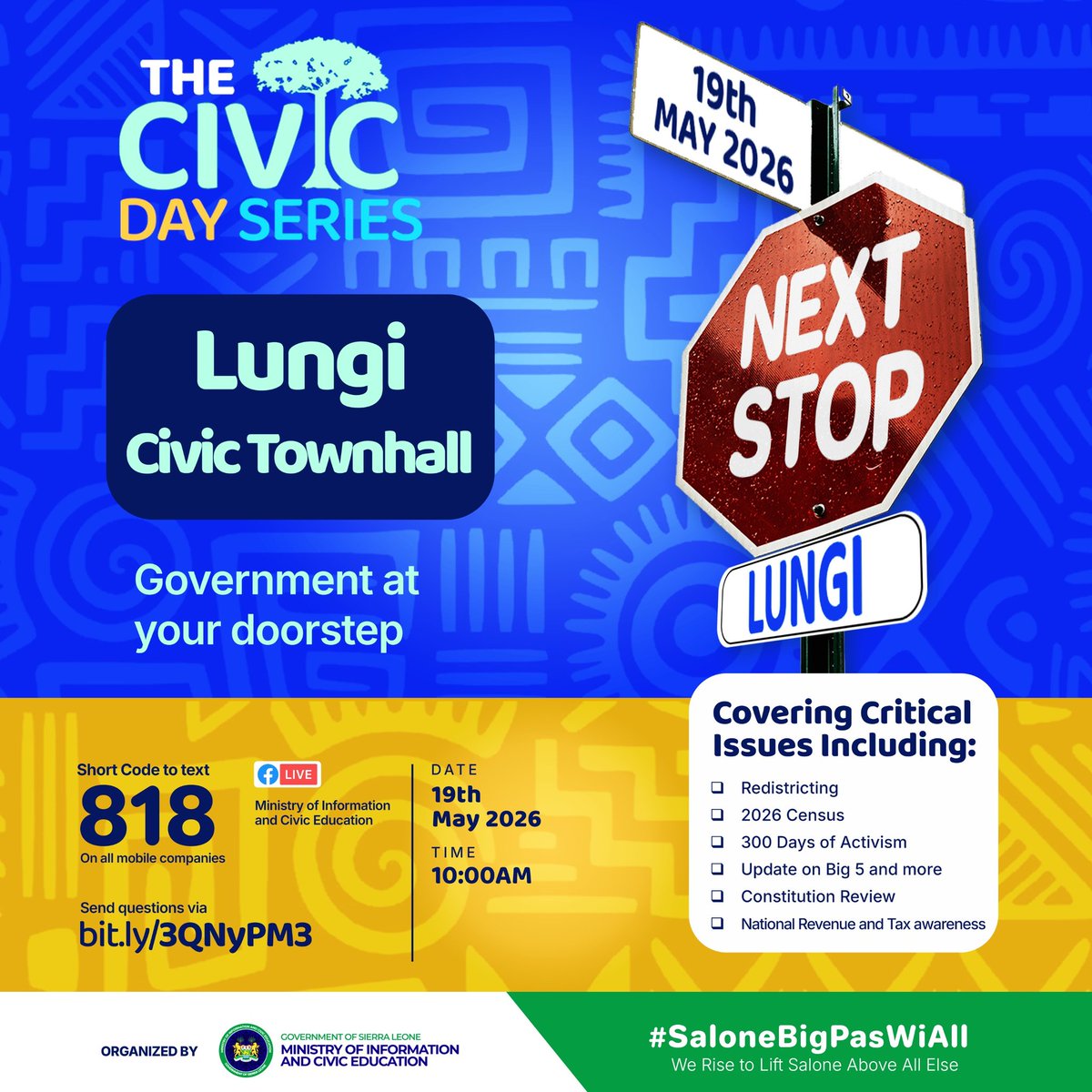 Ministry of Information & Civic Education S/Leone tweet media