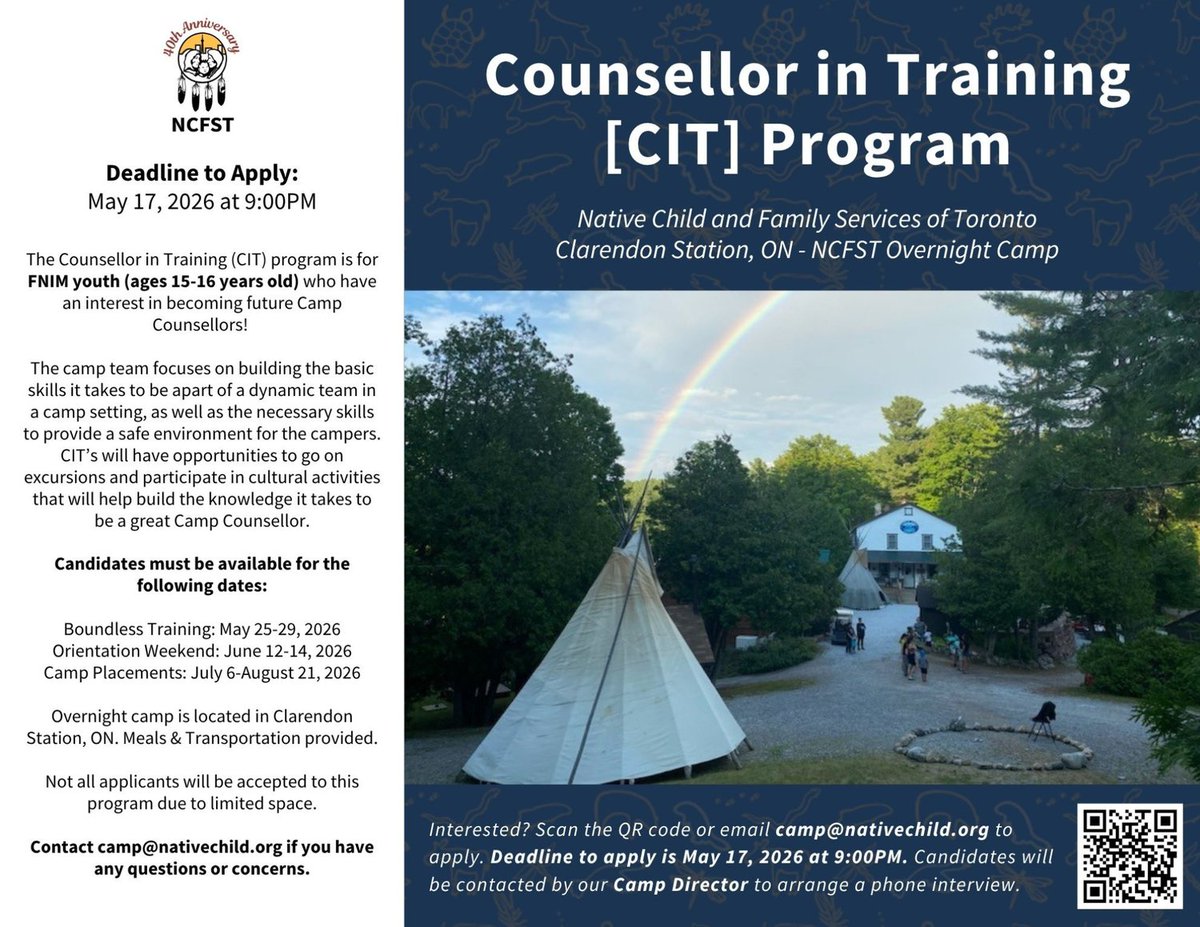 Native Child & Family Services of Toronto tweet media