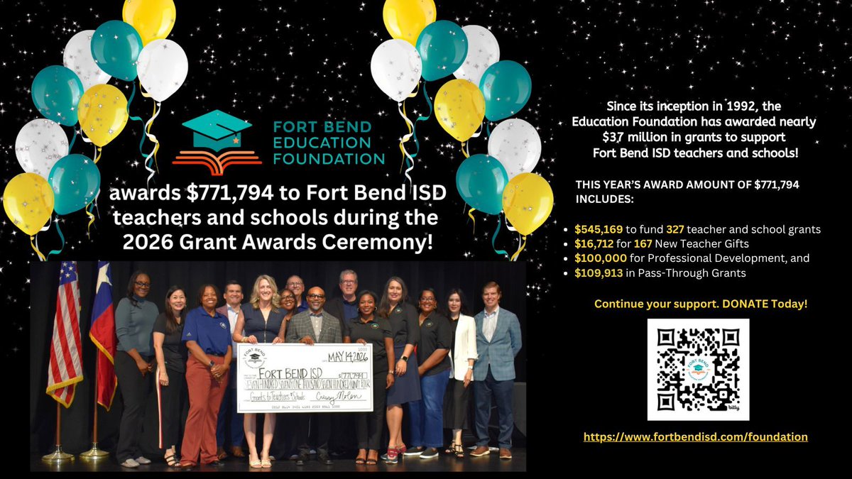 Fort Bend Education Foundation tweet media