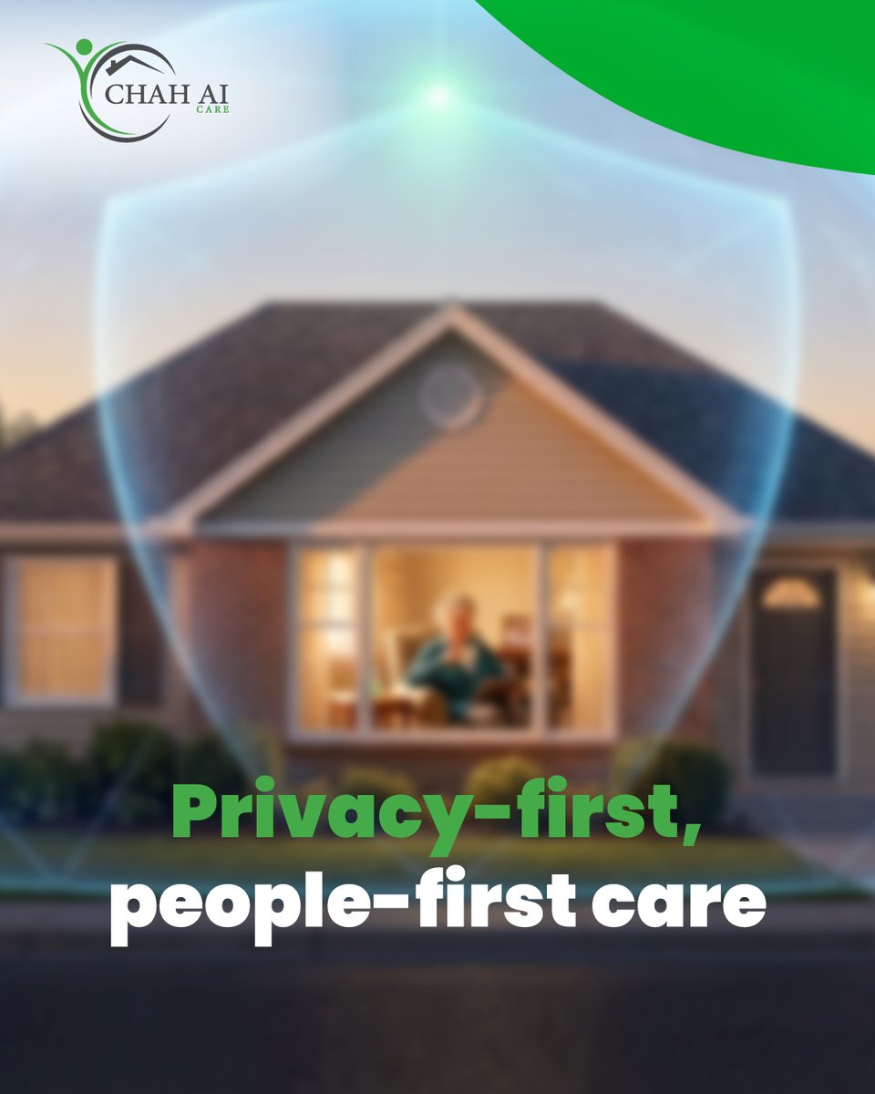 CHAHVisionAI's tweet photo. Your privacy is at the heart of our care. We’ve built CHAH AI Care with a privacy-first design and local data processing to ensure our home-based support always respects your dignity and independence. https://t.co/akntmr5J1C

#HomeSafety #PrivacyFirst #HomeCare #CHAH #AICare https://t.co/x1f2hJV121