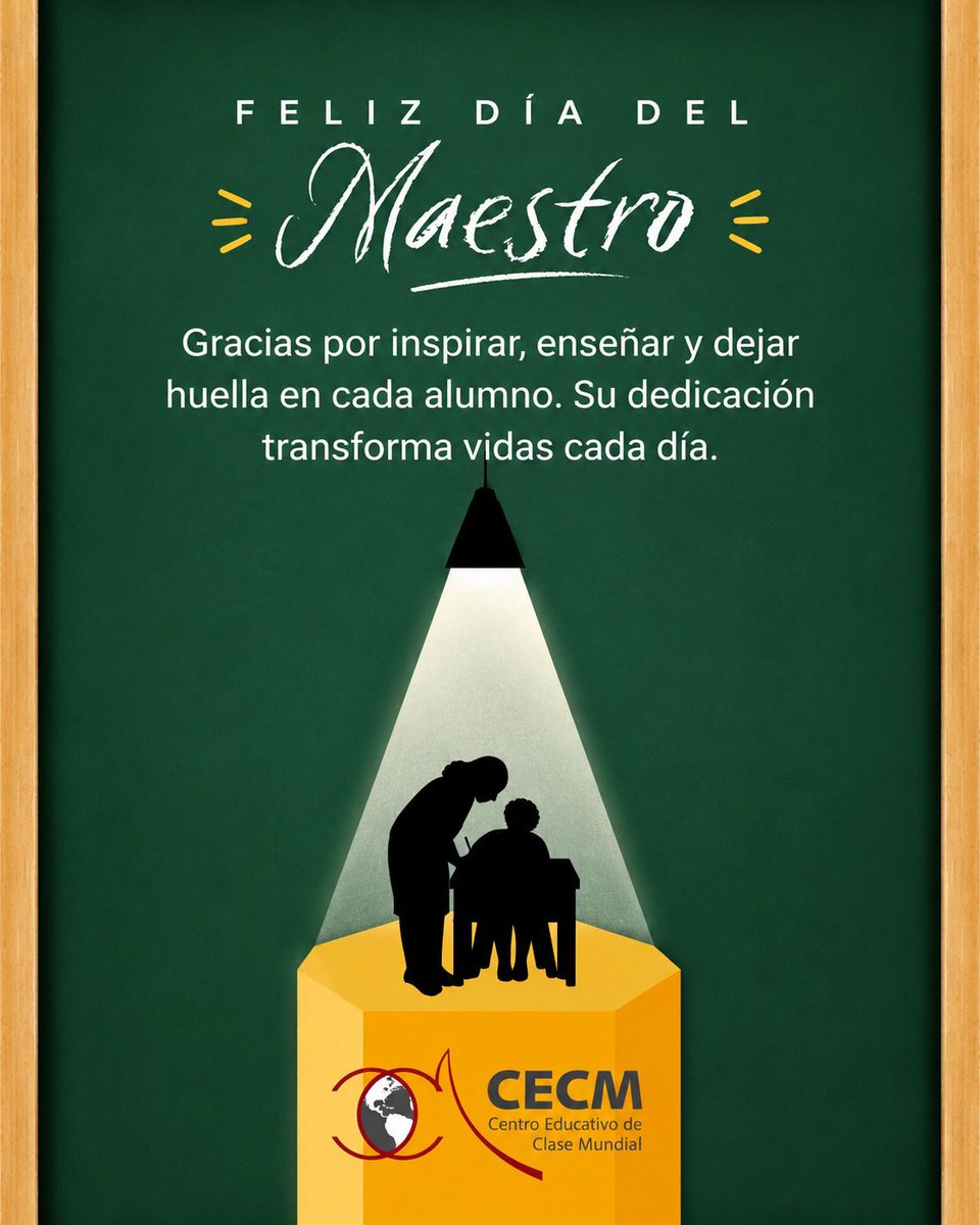 cecmMX's tweet photo. ✨ Hoy celebramos a quienes inspiran y transforman vidas con su enseñanza. 🍎📚
¡Gracias, maestros, por su dedicación y pasión! 👩‍🏫👨‍🏫💙
#colegiotehatsi #cecm #diadelmaestro #15demayo https://t.co/K9bNxSb5ci