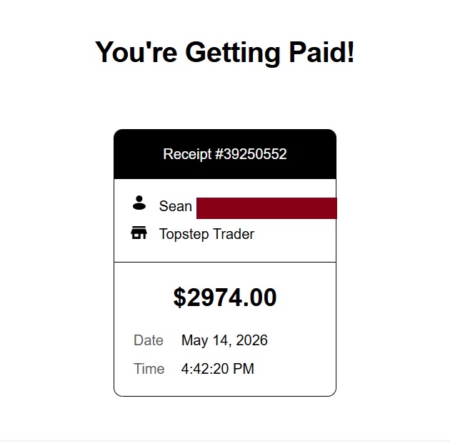 _Trade_Bully_'s tweet photo. Received 3 @Topstep payouts within seconds last night!!! What a great change from the OG of the industry!!   Nothing better than Instant payouts!! 

#payouts $QQQ $SPY $MNQ $MES https://t.co/1NmrEr8san