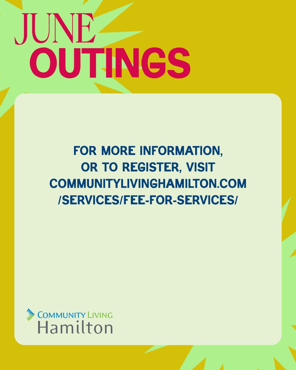 CLHamilton_'s tweet photo. We’re excited to share our June outings, offering a variety of fun, cultural, and nature-based experiences. Spots will go quickly, so be sure to register soon!

Full details and registration available here:
👉 https://t.co/fimySEp0TY https://t.co/Bp3nIhHqGz