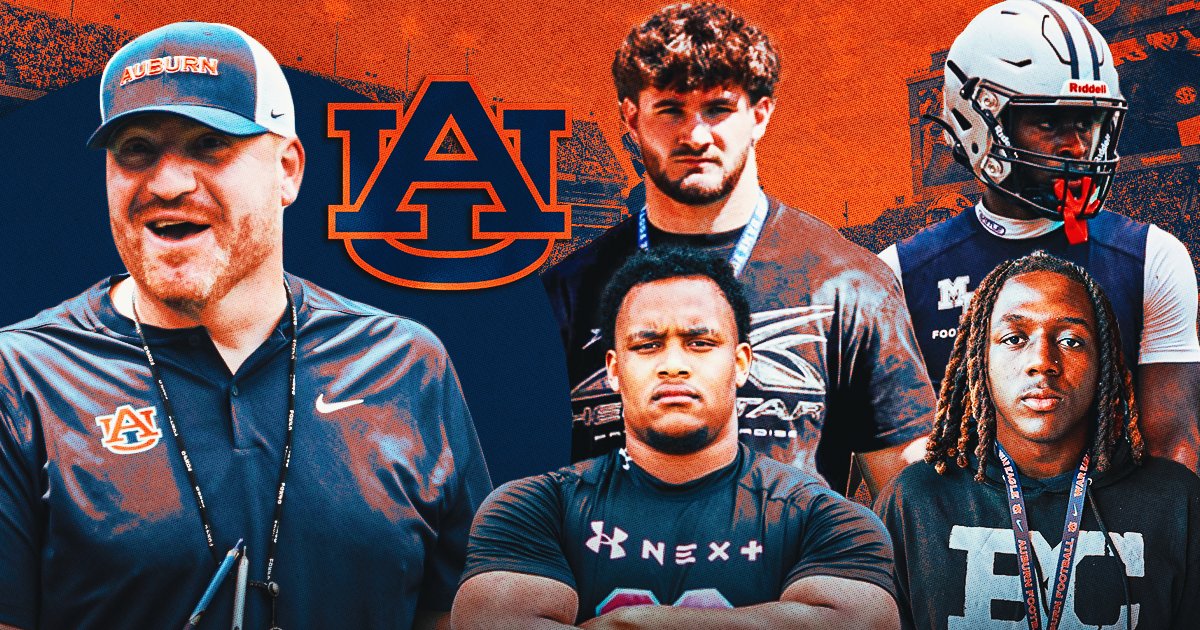 SWiltfong_'s tweet photo. It's Big Cat Weekend at Auburn and Alex Golesh and the Tigers will host top targets, several that they already lead for, others they aim to make a move with. The buzz and intel here: https://t.co/Ka7UBD71XM https://t.co/PtUWY5SK3H