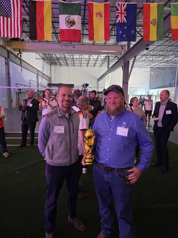 EdificeConst's tweet photo. Last week, HEYCO Werk USA opened its Dallas, NC facility with a FIFA World Cup–themed event. Proud to partner on this innovative, high-precision manufacturing space built for what’s next.

@scopeacteam @SeamonWhiteside @Vestian_CRE https://t.co/UOto9z8Bmq