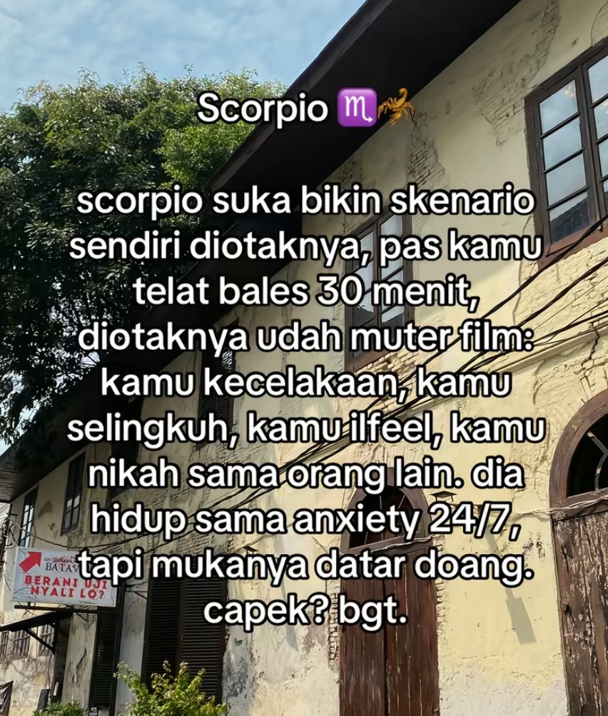 GakNapakTanah's tweet photo. Emang sakjiw para scorpio ini 
*akupun :) https://t.co/Z4RlLWo4rb