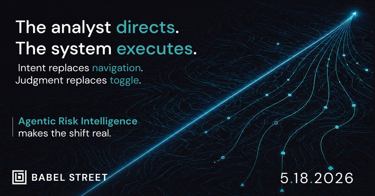 Babel Street tweet media