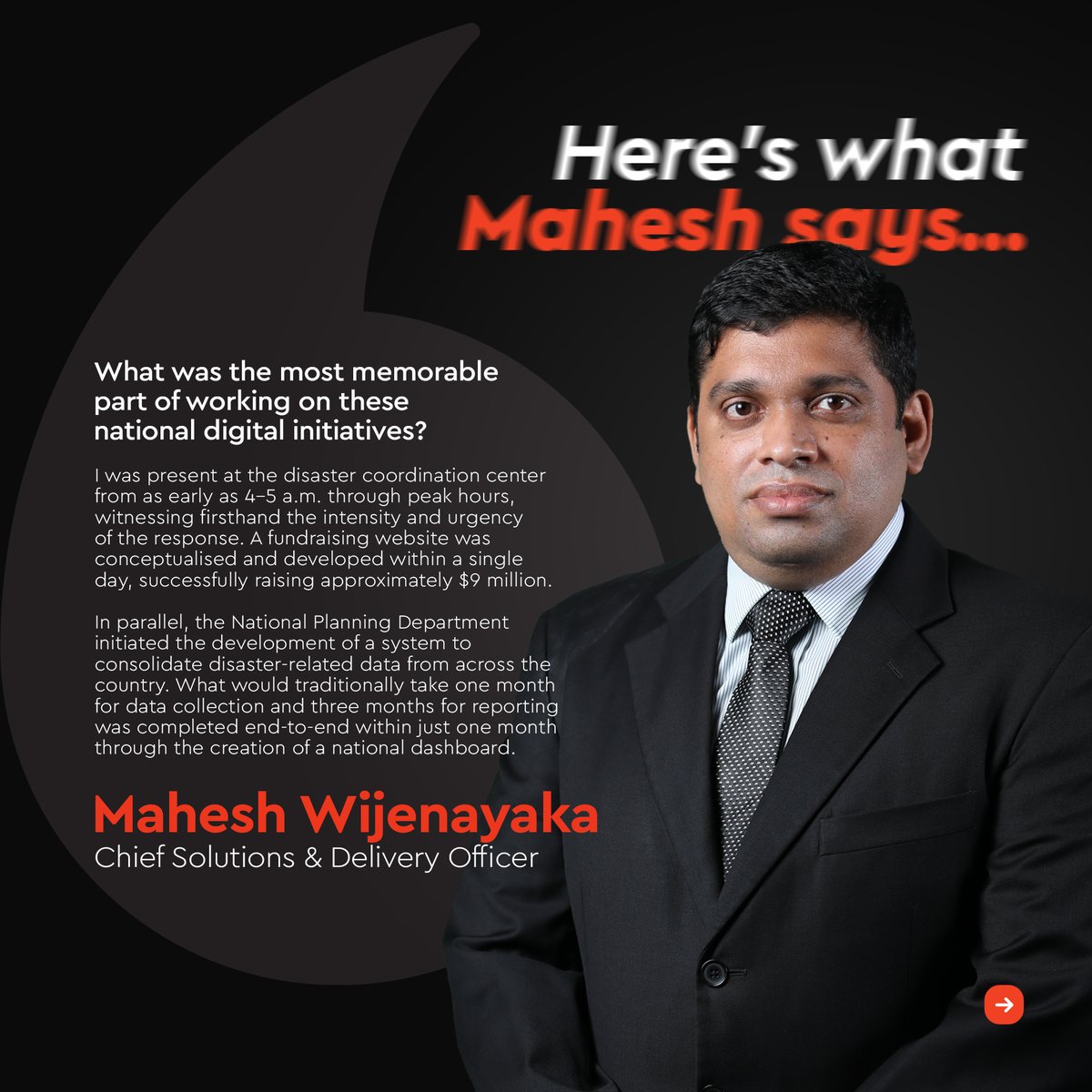 MillenniumITESP's tweet photo. CEO’s Special Recognition - the highest honour under #MITESP’s #BravoAwards - recognised teams who stepped up when it mattered most.

From Sri Lanka’s national donation platform to #CycloneDitwah recovery efforts, these teams demonstrated resilience, teamwork, and impact. https://t.co/169BpWLKZQ