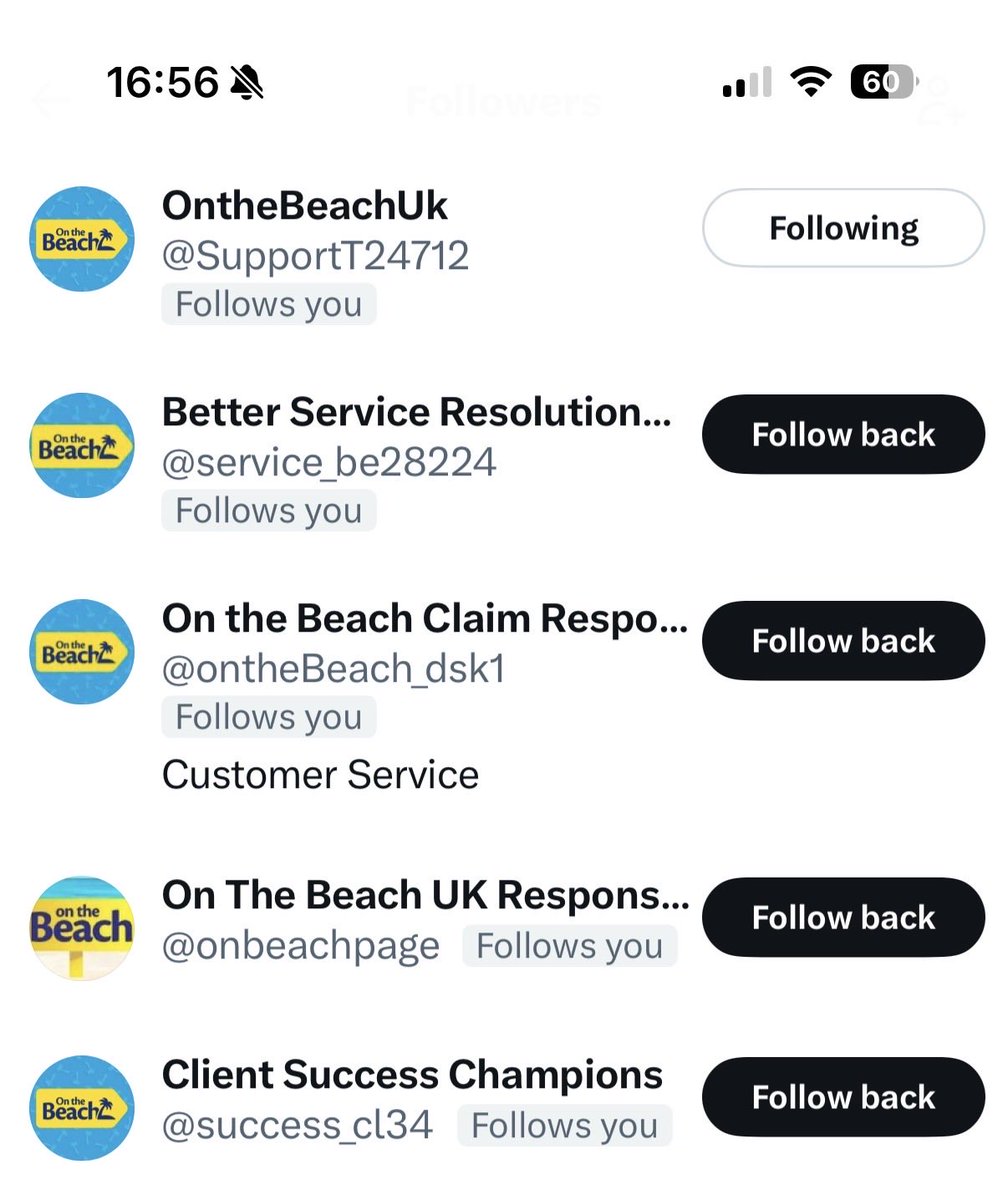 dikruge's tweet photo. @OntheBeachUK do any of these accounts actually belong to you? https://t.co/0GA1dF6tiI