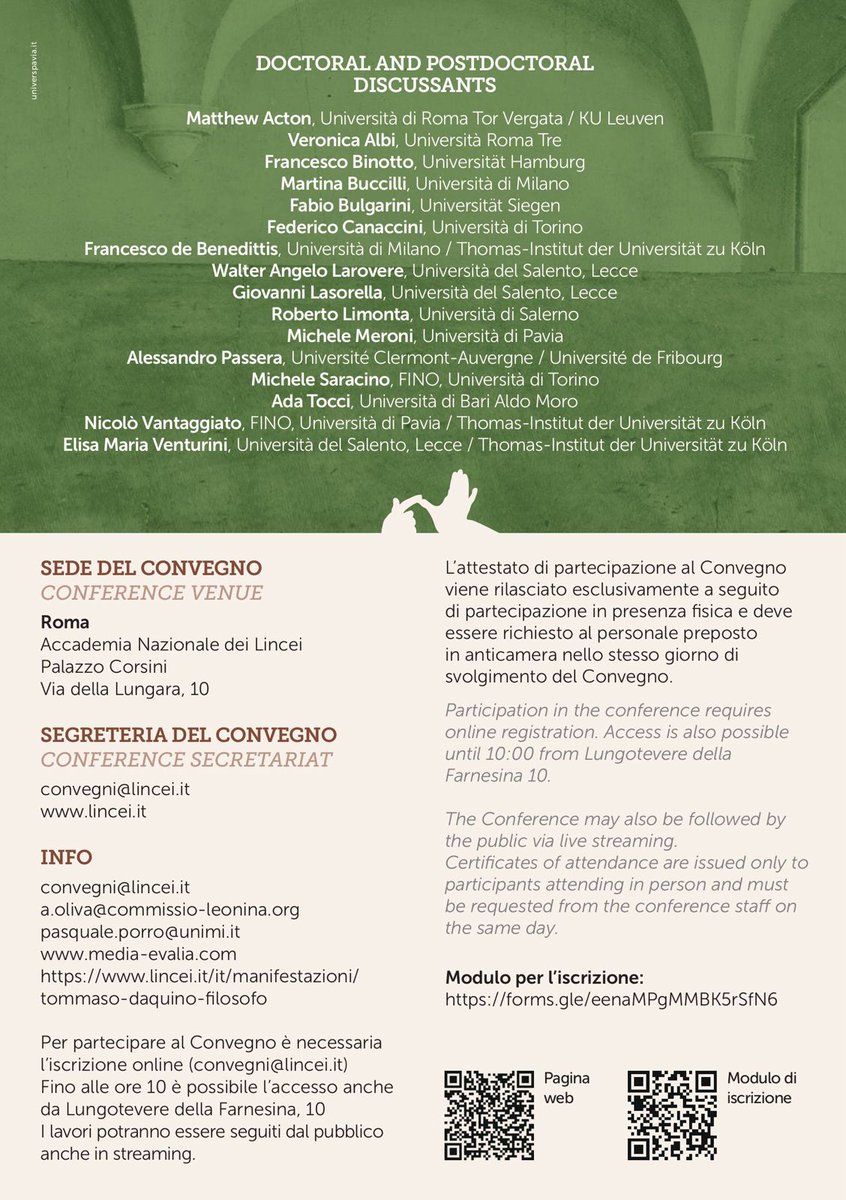 SITA - Società Internazionale Tommaso d'Aquino tweet media
