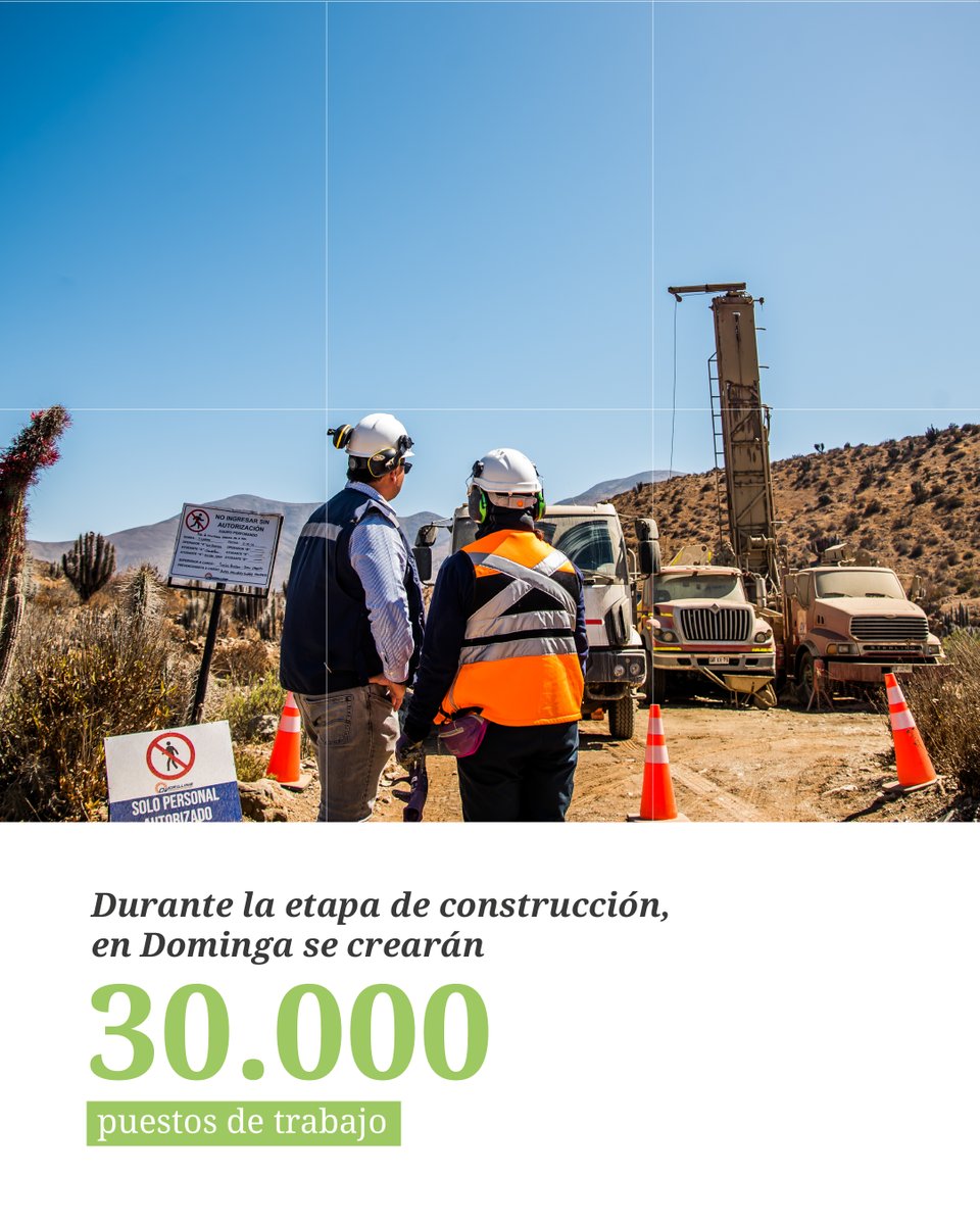 ConoceDominga's tweet photo. El desarrollo económico de un territorio no se mide solo en cifras, sino en las oportunidades que logra generar para la comunidad.

En la etapa de construcción, se proyecta la creación de 30.000 empleos, priorizando la contratación local. https://t.co/4I2wET4Bt4