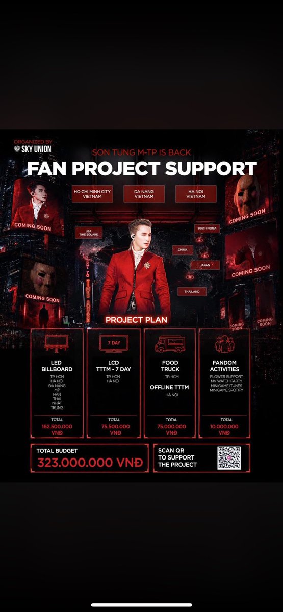hanie_anh05's tweet photo. The two support projects for Tùng’s cb from fanpages @skyunion_mtp and @skyward4mtp are receiving strong support from Sky.
Both projects feature promotional activities in Vietnam and internationally. https://t.co/iAtlSQlj5r