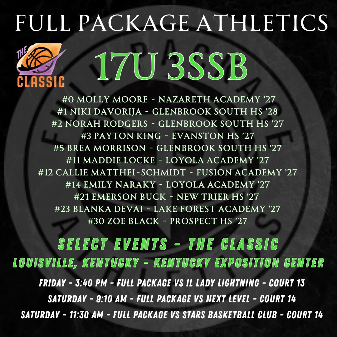 Full Package Athletics 3SSB Girls tweet media