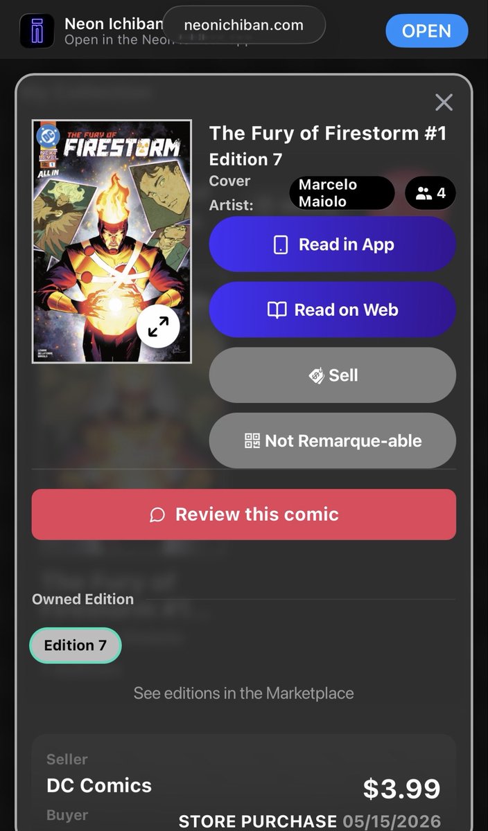 GaMovics's tweet photo. Appreciate the message @SixSh00tHer followed and also ended up getting it on @NeonIchiban looking forward to giving it a go. Gotta support these series especially when it helps to get them extended for fans and the creative team #winwin #lovecomics https://t.co/uRqOYp3WYm