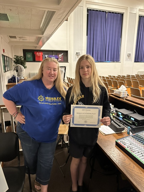 MurrayMS_SPPS's tweet photo. #Pilotprops of the week!Ms. Bittner would like to celebrate Joey Ehlers.I have asked a million things of him,and he always steps up.He makes other feel accepted into whatever he is working on.I believe he brings a feeling of inclusiveness to Murray as a whole! https://t.co/F9vzAVcikM