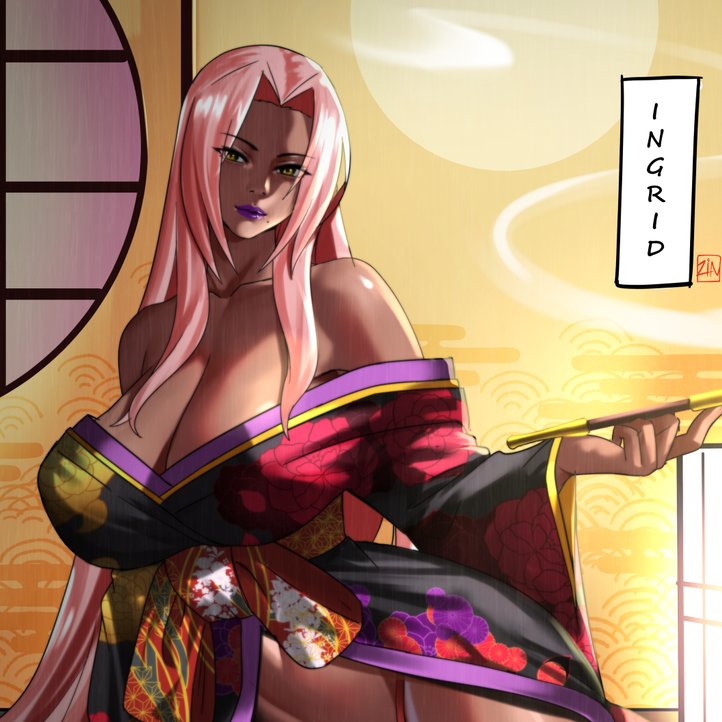 zinfian's tweet photo. I wanna draw Ingrid again😩 https://t.co/w2qqLdpwN4