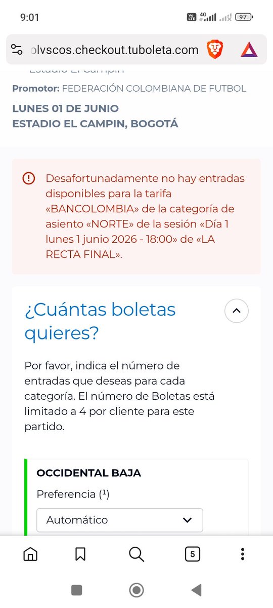 Andreskoy's tweet photo. @Tuboletaoficial señores ustedes me pueden explicar la corrupción que tienen ahí? A las 8 en punto estuve haciendo la fila ya había 9000 personas antes que yo y me dicen que no hay boletas cuando me toca la fila. Respondan https://t.co/bP1Piu0ksw