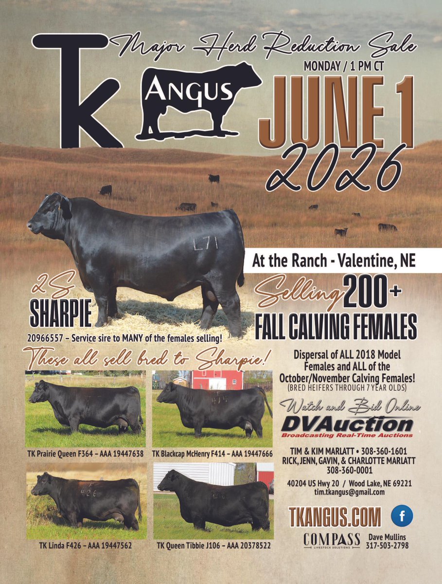 TheStockExchang's tweet photo. Major Herd Reduction Sale https://t.co/Mv2AAAJ4fN https://t.co/7RakLzFpCY
