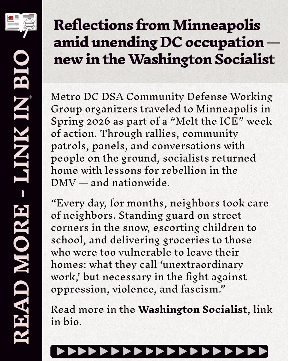 mdc_dsa's tweet photo. Check out the Weekly Update for all of the updates from Metro DC DSA and the DMV left: https://t.co/XtqtTtsNjX https://t.co/rupU8Uk4PO