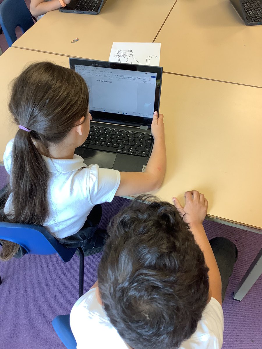 Y1OPS's tweet photo. Amazing work today in our #computing lesson. Children have been using the word document and changing the font, the font size and the colour of the text. https://t.co/DM8Hody4iU