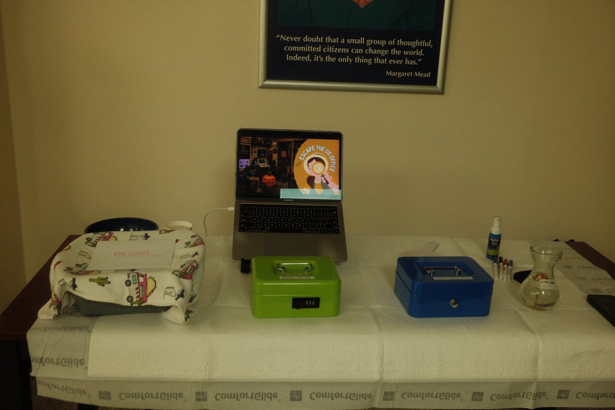 JessieChenScans's tweet photo. Had so much fun designing “Escape the Ultrasound Office” for our residents during conference! My first SonoCup with @BrookdaleSono and can’t wait for the next 🫶🏼

#POCUS #medicaleducation #gamification #escaperoom https://t.co/9Nr4KYiiA6