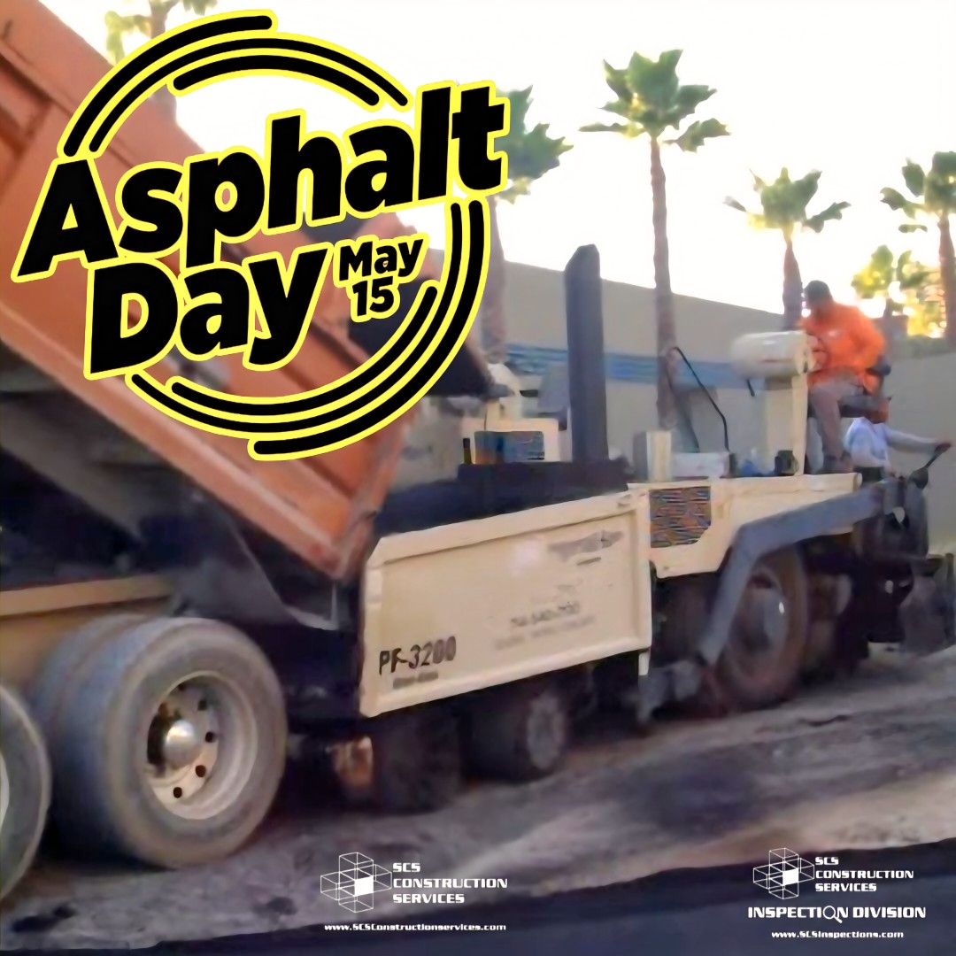 scsconstruction's tweet photo. #AsphaltDay, celebrated annually on May 15, recognizes the essential role of liquid asphalt in paving and roofing, highlighting its economic uses, durability, and sustainability.  The day honors industry workers and promotes asphalt as a highly recycled material.
@scsconstruction https://t.co/ZpGwwyF72H