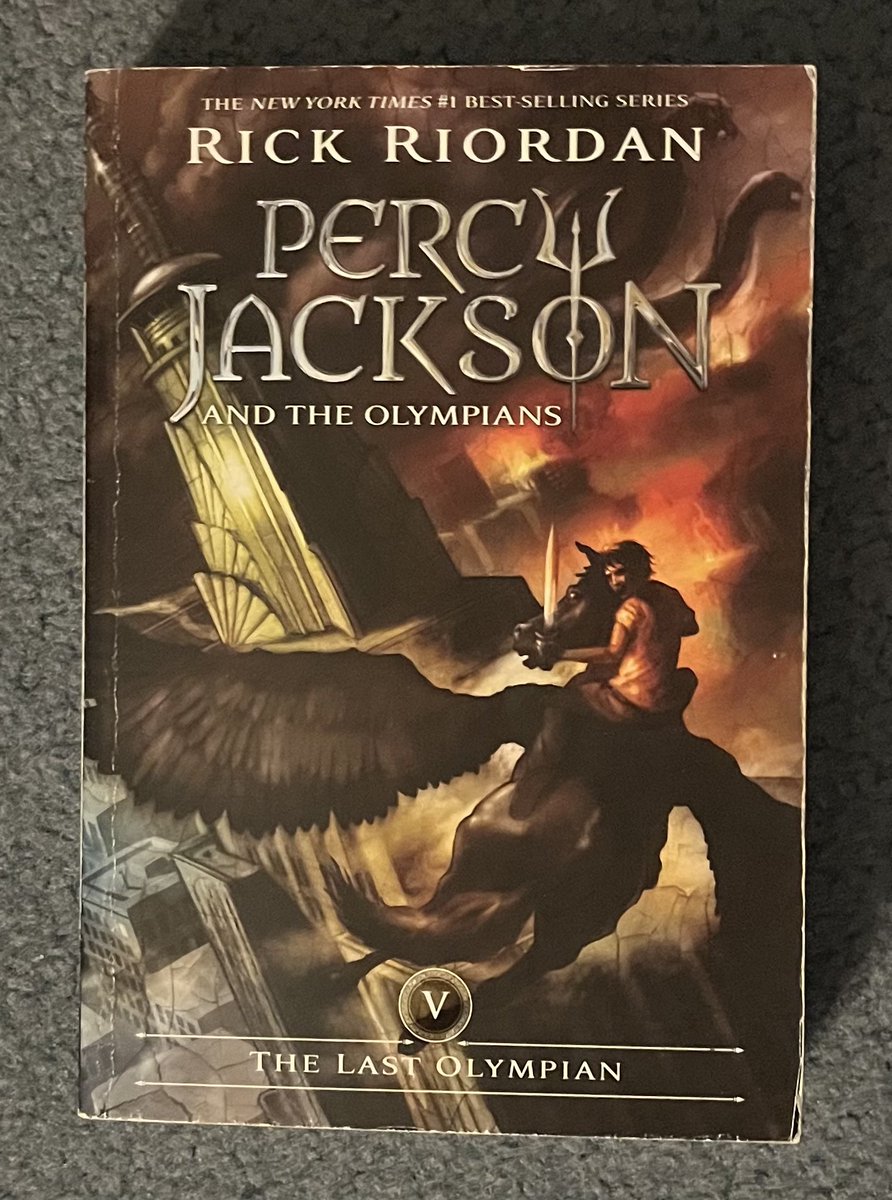 BryanVolpe15's tweet photo. @goodreads Percy Jackson and the Olympians: The Last Olympian by Rick Riordan https://t.co/eoU3yGgTmP