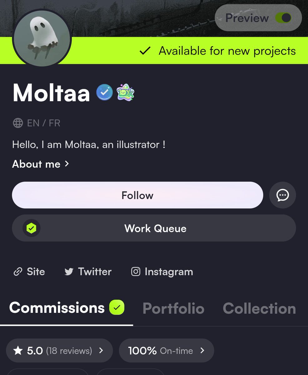 Moltaa (comms open!) tweet media