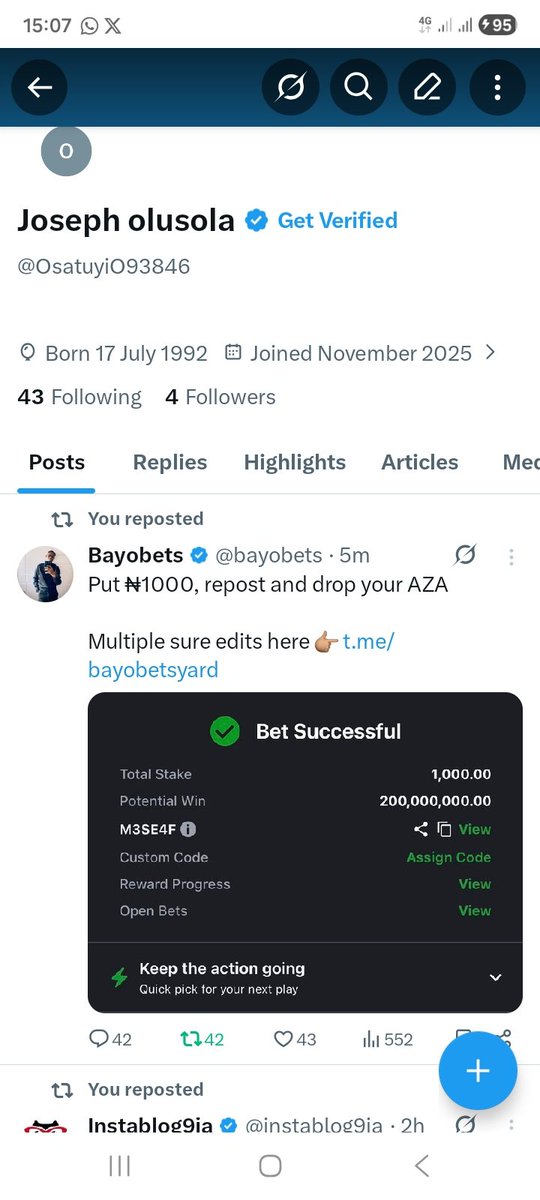 Joseph olusola tweet media
