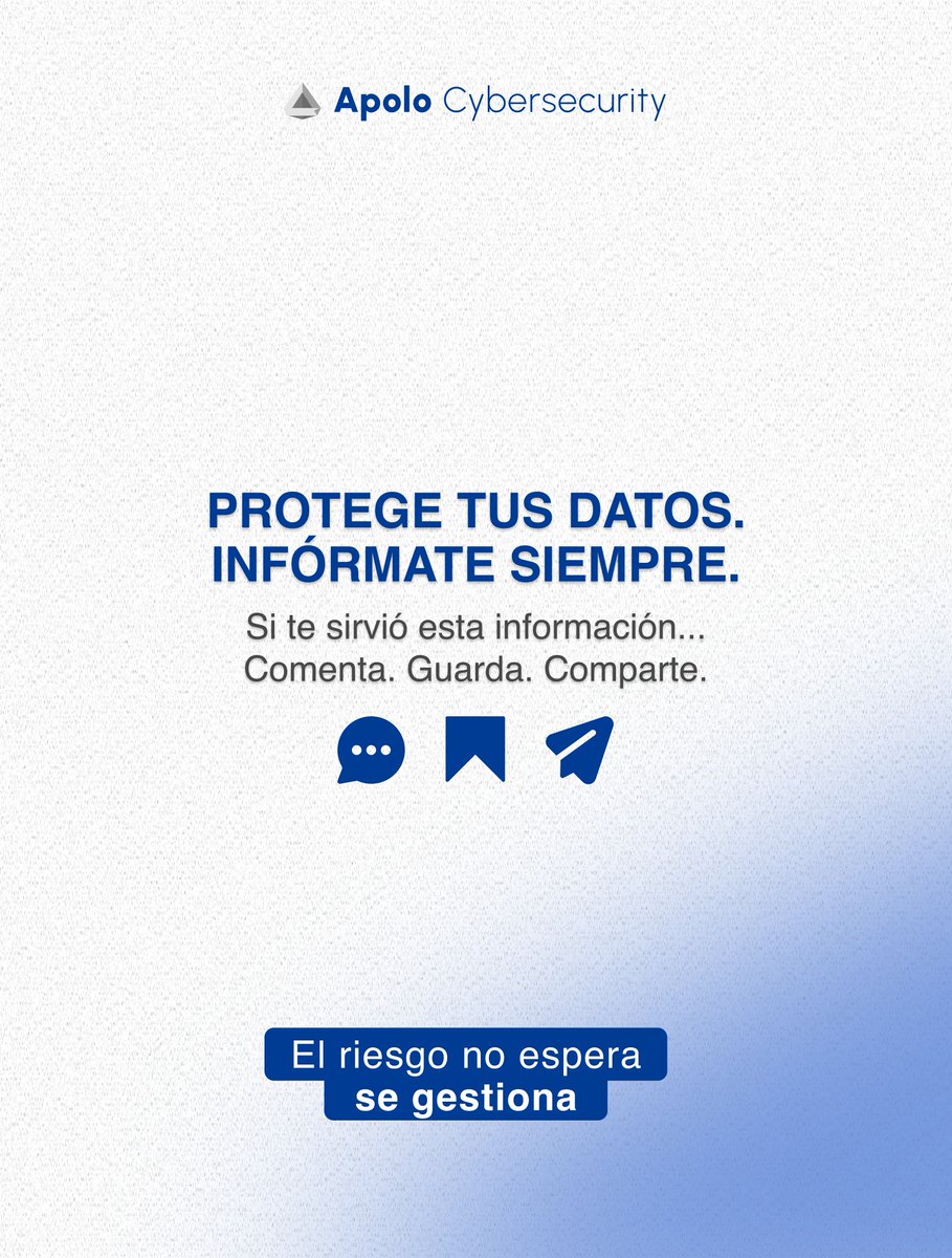 ApoloCybersec's tweet photo. Esta semana hemos visto cómo ransomware, campañas de ingeniería social y vulnerabilidades críticas siguen afectando a sectores estratégicos y entornos corporativos en todo el mundo.

Más contexto y análisis: https://t.co/KeszpRXX6a

#Ciberseguridad #ApoloCybersecurity https://t.co/qGeshzkDq0