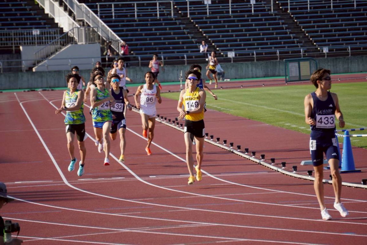 Hitachi_Laurus's tweet photo. ＼\ 大会結果② /／
⁡
🌺2026.5.15(金)
第68回 東日本実業団陸上競技選手権大会
📍山形・NDソフトスタジアム山形
⁡
▶︎▷男子1500m(2組)
3位🥉川澄コーチ 3'43"49✨
🏅3位入賞✨
🏅2ndベスト✨
⁡
川澄コーチが2ndベストで3位入賞‼︎🥉✨
⁡
沢山の応援をありがとうございました‼︎✨ https://t.co/EtheTOpMl0