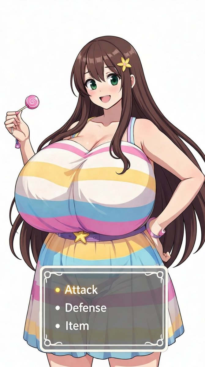 Vilainess_lvl1's tweet photo. Girl: “Heeey Hero! ❤️❤️ 
“This? Oh, this is my Sweet Strike.
One hit and you’ll be dizzy from sugar overload!”🐹 
Your options are right there: Attack, Defense, Item.
Pick one before I get bored and start attacking on my own.”🐹🐿️ 

#2dfd #wankbattle #findomsub https://t.co/yqKw1NsZB4