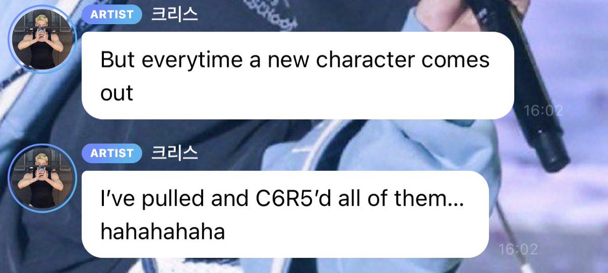 you know what? if I had his money I’d C6R5 every character too