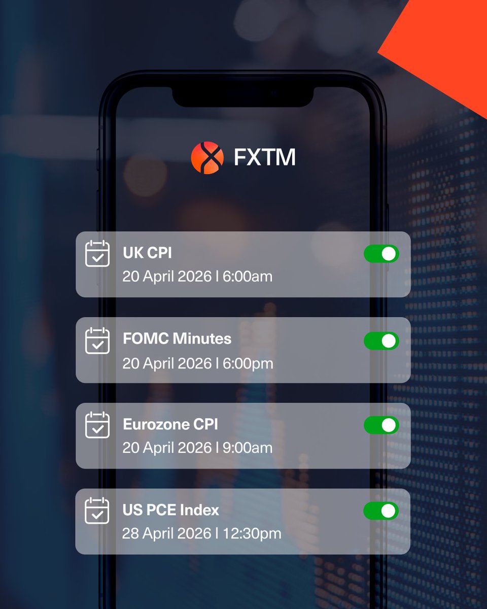 fxtmglobal's tweet photo. ✅Save the key dates of this month!⁣⁣
⁣
Head over to our economic calendar for more details including:⁣⁣
⁣
⁣📍Localized event timings⁣⁣
📖 Previous results⁣⁣
📊 Analyst predictions⁣⁣
⁣
Link to our economic calendar 👉 https://t.co/squQp1Bing https://t.co/wepJyJRyap