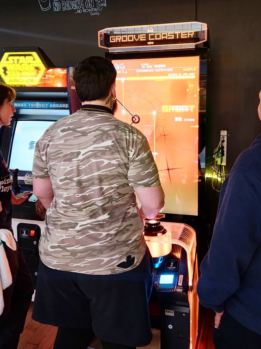 barcade's tweet photo. Groove Coaster is now in New Haven! #Barcade #arcade #Taito #GrooveCoaster #NewHaven https://t.co/5tblsWcurn